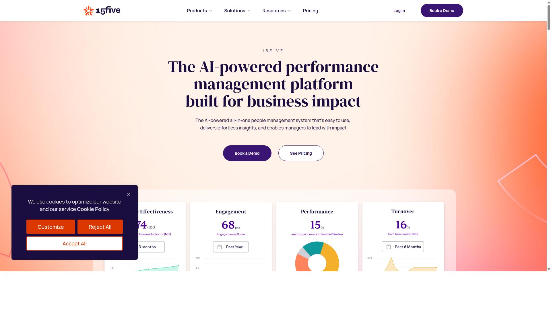 15Five website